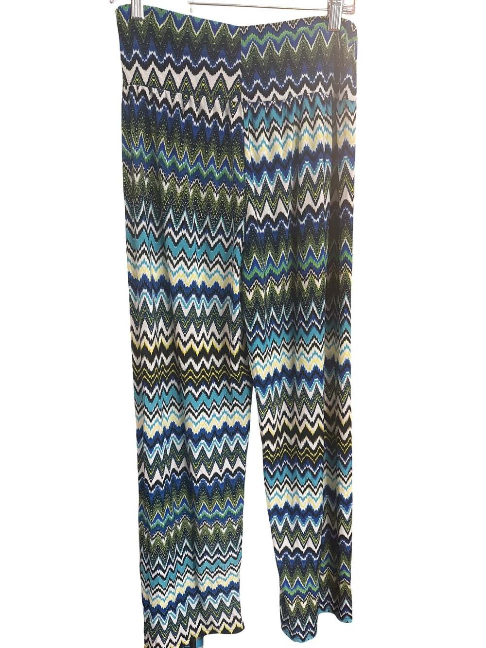 Ace Fashion Chevron Print Wide Leg Pants Size M